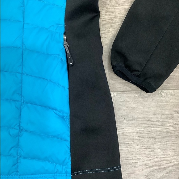 Women's Weatherproof 32 Degrees M Medium 8 - 10 Jacket Coat Blue Black Packable - Picture 4 of 7